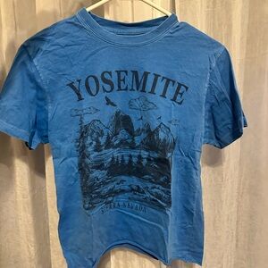Blue Yosemite Graphic T-Shirt